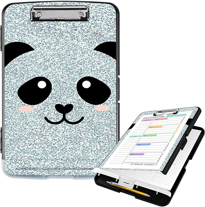 Clipboard with Storage High Capacity Plastic Nursing Clipboards with Pen Holder by Unknown