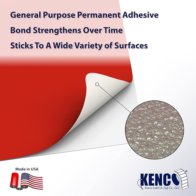 Kenco Color Coding 3 X 5 Rectangle Labels, Inventory Control Stickers 500 - Image 3