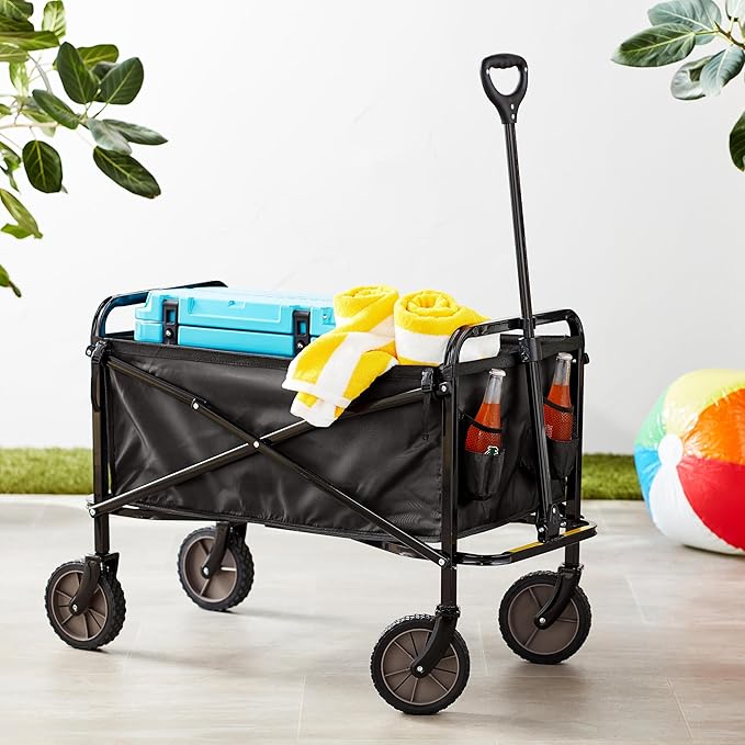 Amazon Basics Collapsible Folding Heavy Duty Utility Wagon - Image 6