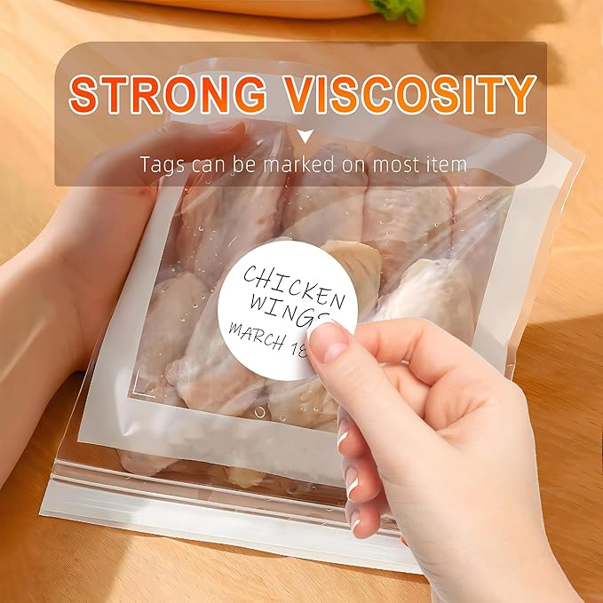 2 Inch White Circle Sticker Labels, Organizing - Image 5