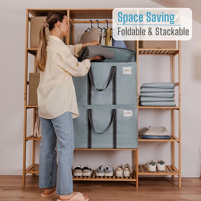 VENO 6 Pack Moving Bags and Large Christmas Storage Bins - Image 6