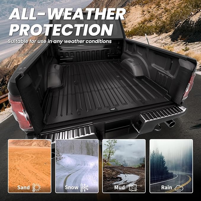 LASFIT 5.5ft Bed Mat for Ford F-150 2015-2023| F150 Lightning 2022 2023 67.1" - Image 7