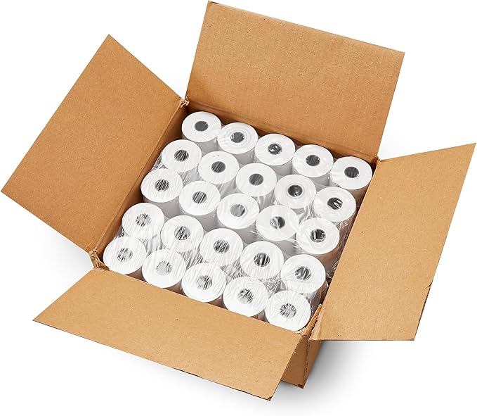 2 1/4 x 85 Thermal Paper Receipt Rolls 2.25 x 85 ft, POS/Cash Register by ShopSmartOnline