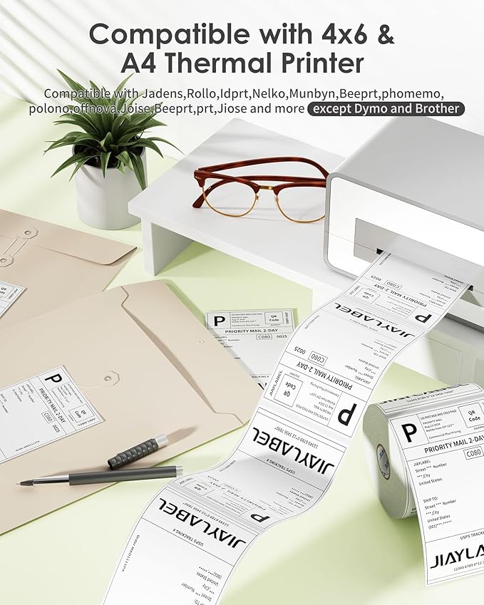4x6 Thermal Mailing Labels for Direct Thermal Label Printer Shipping Sticker - Image 5