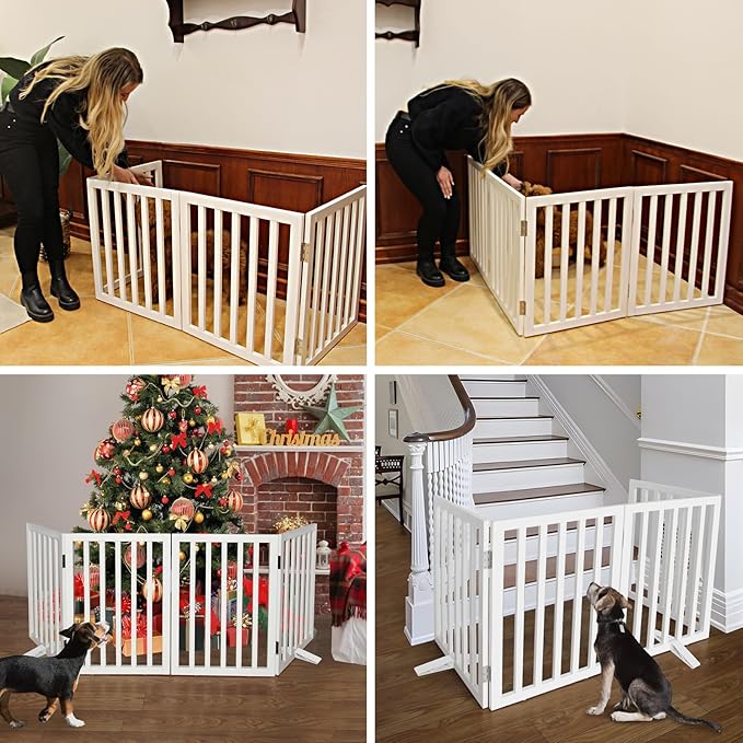 ZJSF Freestanding Indoor Dog Gate - Image 3