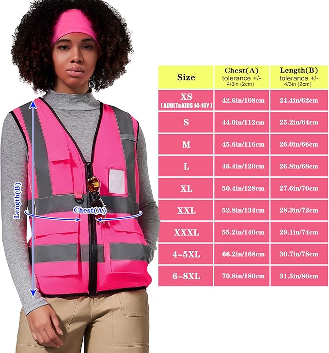 A-SAFETY High Visibility Reflective Safety Vest Customize Logo - Image 4