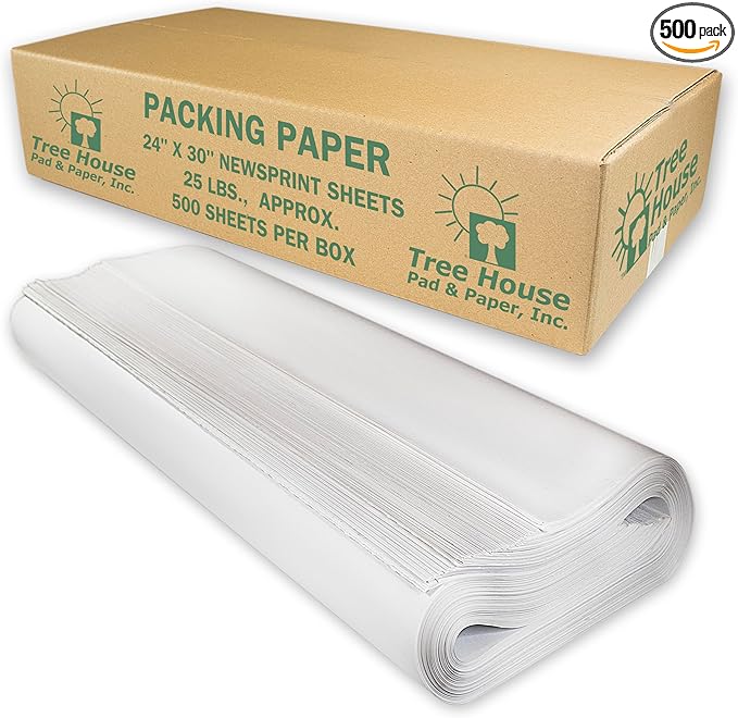 Tree House Packing Paper for Moving – 25lbs by TreeHousePadPaperInc