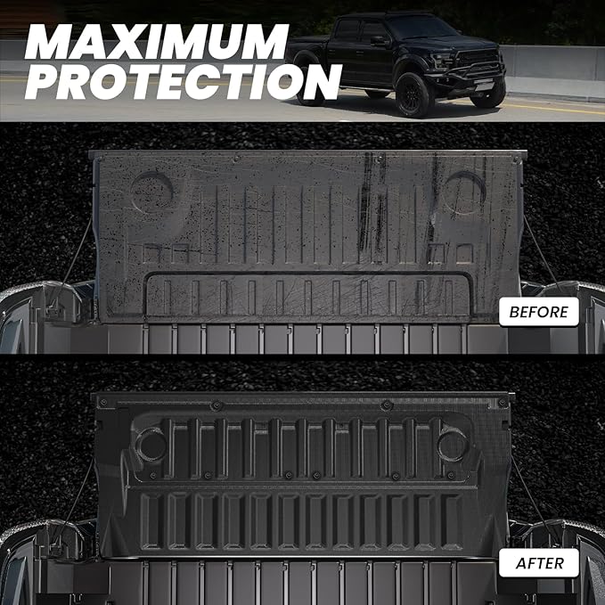 LASFIT Tailgate Mat for Ford Ranger 2025 2024 Truck Tailgate Liner All Weather - Image 4
