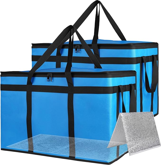 Bodaon Large 2-Pack Insulated Food Delivery Bag by Bodaon