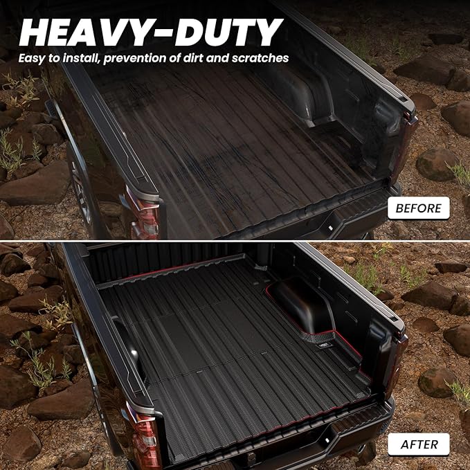 LASFIT Truck Bed Mat 2020-2026 for Chevrolet Silverado/GMC Sierra 2500HD 3500HD - Image 8
