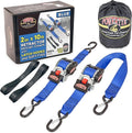 PowerTye - 2 inch x 10ft Long Retractable Ratchet Tie Down Strap - by PowerTyeMFG