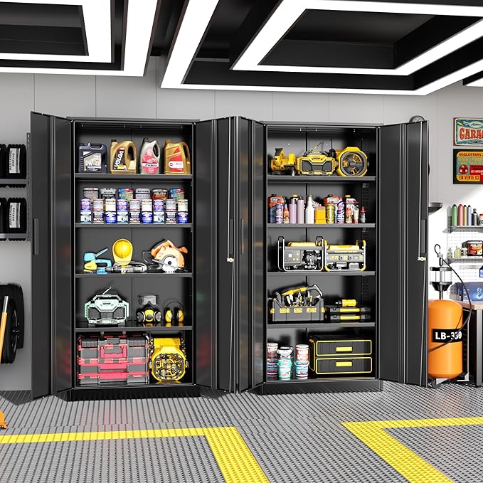 Greenvelly Metal Storage Cabinet - Image 2