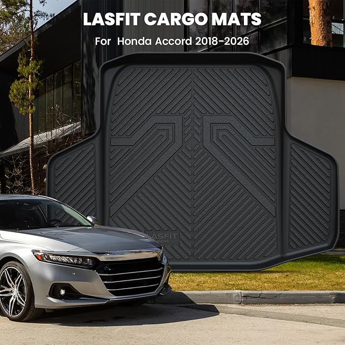 LASFIT Trunk Mat for Honda Accord Seden 2026 2025 2024 2023 2022 2021 2020 2019 - Image 2