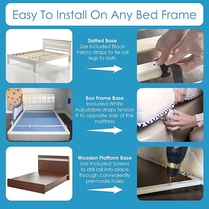 TotCraft Bed Safety Rails for Toddlers - Image 4
