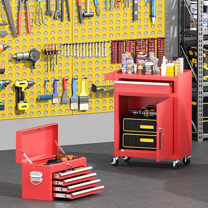 Greenvelly Tool Chest, 5-Drawer Rolling Tool Chest - Image 2