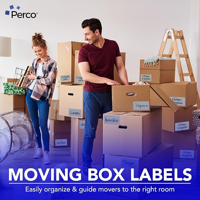 Perco Grey Labels 3x5 Inch 500 Stickers/Roll - Image 3