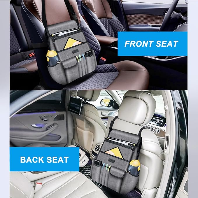 Car Front Seat Organizer| Efficient Car Organizers and Storage | Laptop - Image 8
