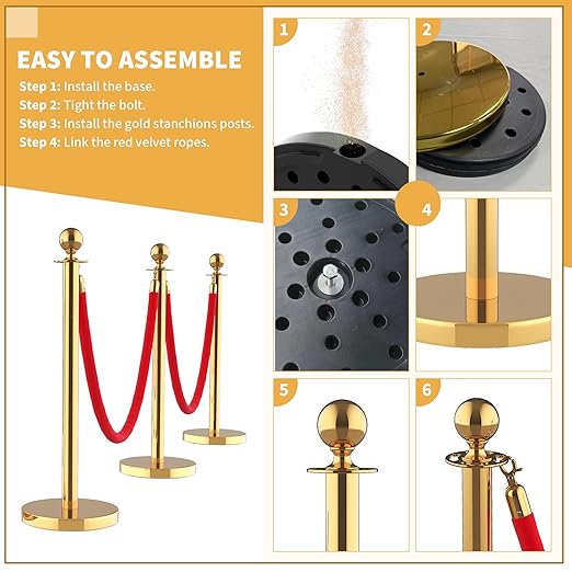 12Pcs Stainless Steel Stanchion Posts - Image 7