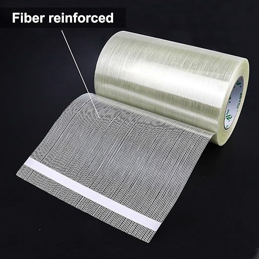 BOMEI PACK Wide Heavy Duty Fiberglass Filament Reinforced Packing Tape 8inch - Image 3