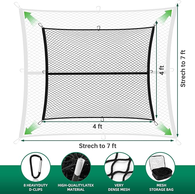 Heavy Duty Cargo Net for Pickup Truck Bed - Image 3