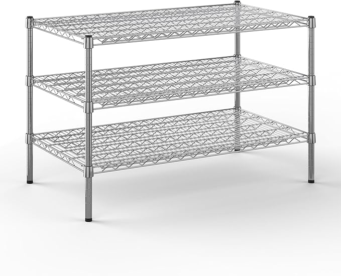 24" Deep x 42" Wide x 27" Height Wire Shelving Kit | 3-Tier | NSF Commercial by Regal+Altair