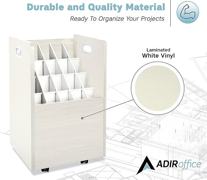 AdirOffice Adir Blue Print Storage Organizer - Image 6