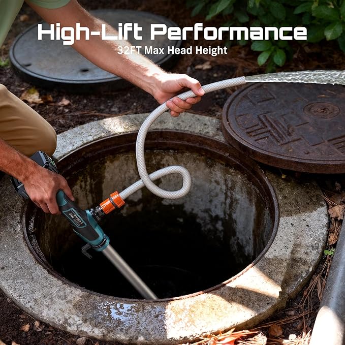 SEESII Cordless Stick Water Transfer Pump, - Image 7