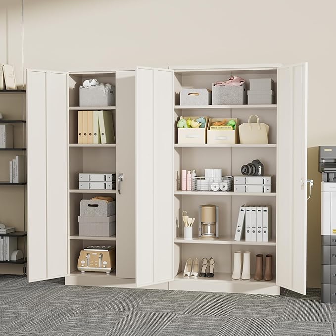 Greenvelly Steel SnapIt Storage Cabinet 72" Locking Metal Storage Cabinet - Image 9