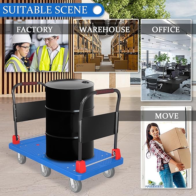 Heavy-Duty Platform Truck Cart - Image 7