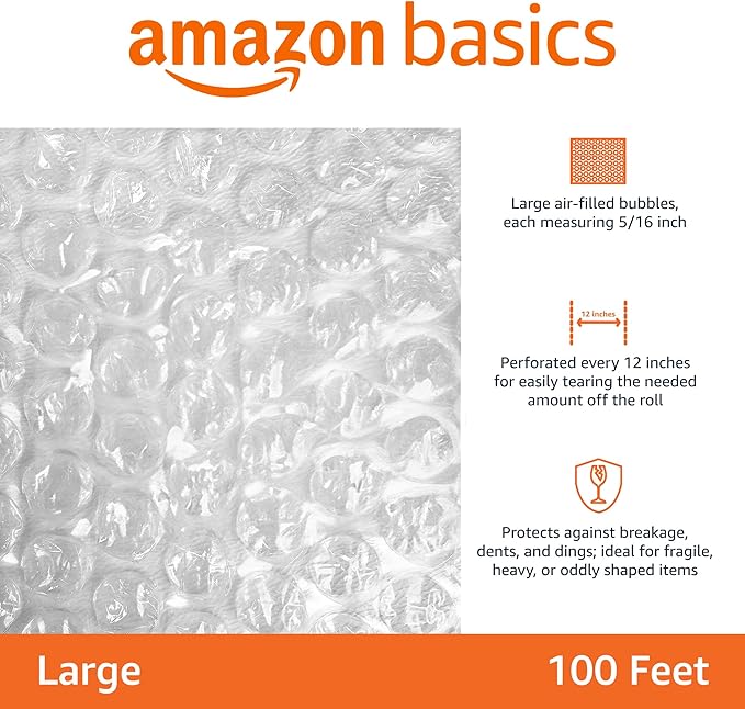 Amazon Basics Bubble Cushioning Wrap Packing Material - Image 2