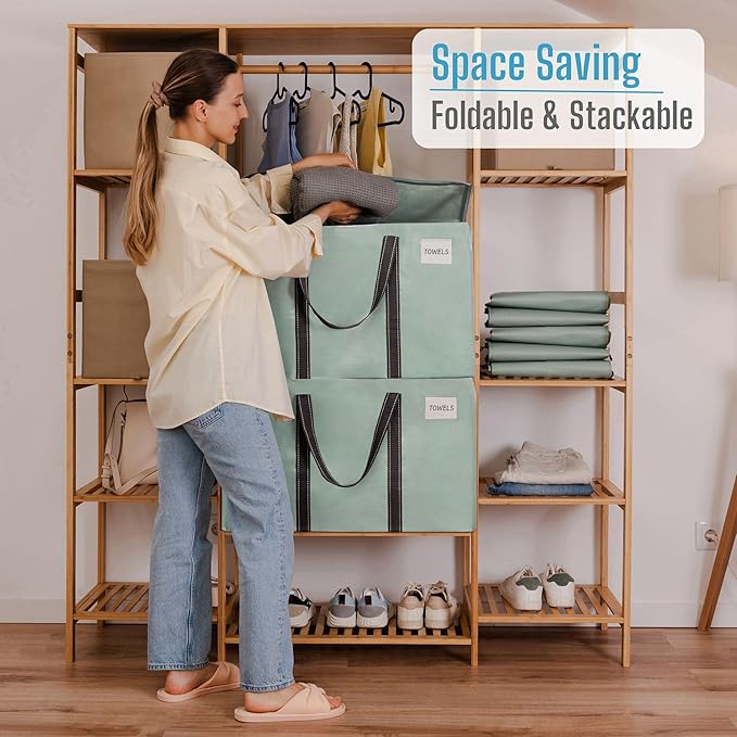 VENO 8 Pack Moving Bags and Large Christmas Storage Bins - Image 6