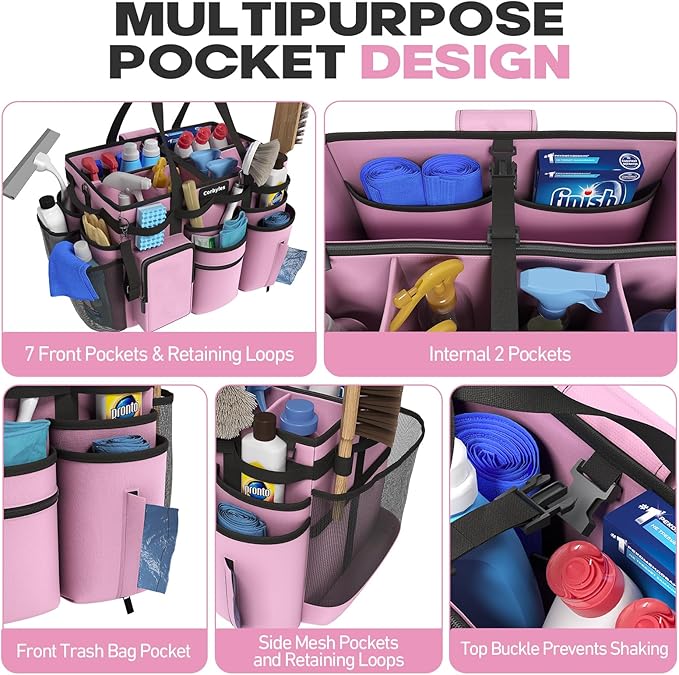 Rolling Cleaning Caddy Bag - Image 3