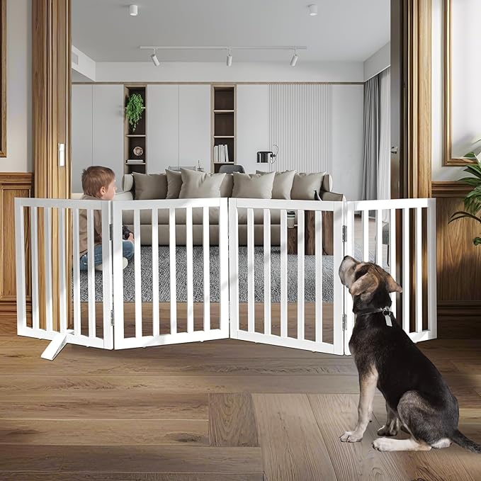 ZJSF Freestanding Indoor Dog Gate by ZJSF