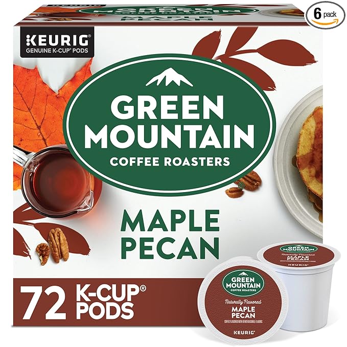 Green Mountain Coffee Roasters Maple Pecan, Single-Serve Keurig K-Cup Pods by GreenMountainCoffeeRoasters