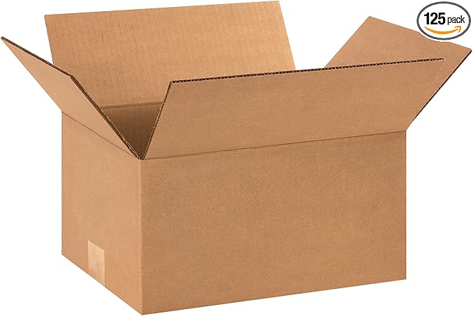BOX USA Shipping Boxes Small 12"L x 9"W x 6"H, Moving and Storage by BOXUSA