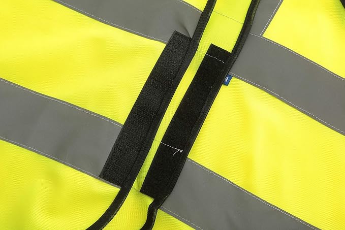 AYKRM 12 colour High visibility viz vest hi vis viz reflective work - Image 4