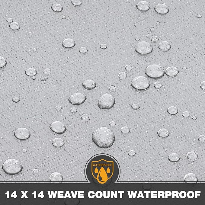 Tarp 20x20 Feet 14 Mil Heavy Duty Waterproof Tarp, Large Multipurpose Cover - Image 8