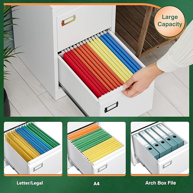 Letaya 2 Drawer File Cabinet - Image 6