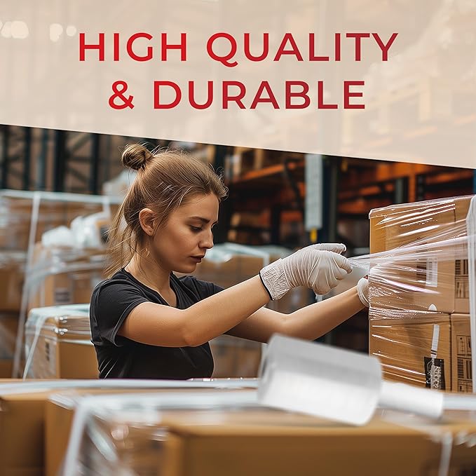 Shrink Wrap Roll for Moving | 80 Gauge 5" x 1000 FT Plastic Wraps for Packing | - Image 6