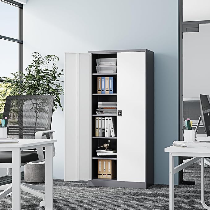 Metal Storage Cabinet-72” Tall Steel File Cabinets - Image 2