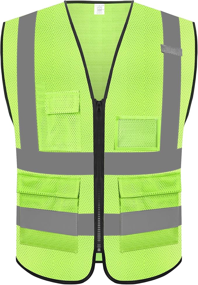 Reflective Safety Vest for Men Women by RhinoHit