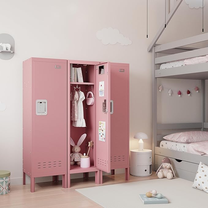 Metal Kids Locker, Metal Cabinet Storage Lockers, Lockable - Image 7