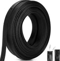 Pangda 50 Feet 1.5 Inch Wire Loom PET Expandable Braided Sleeving Braided Sleeve by Pangda