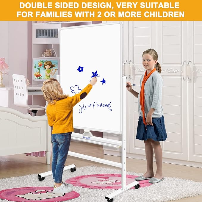 H-Qprobd Magnetic Whiteboard Mobile Dry Erase Board - Image 5