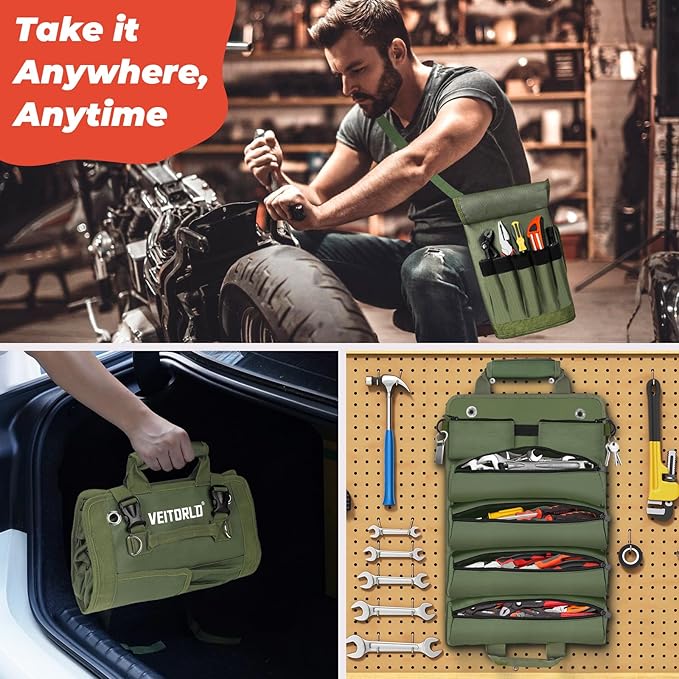 Roll Up Tool Bag, Gifts for Men Dad Husband Him Christmas, Mens Stocking - Image 6