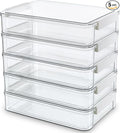 Citylife 5 PCS 6 Qt Plastic Storage Bins by Unknown