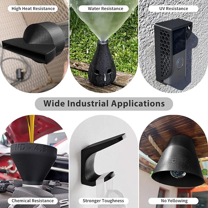 iSANMATE Carbon Fiber ASA Filament 1.75mm, UV/Rain/Heat Resistant Tough 3D - Image 5