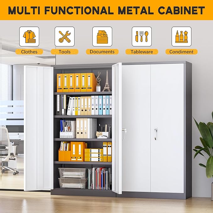 Greenvelly Metal Storage Cabinet - Image 5