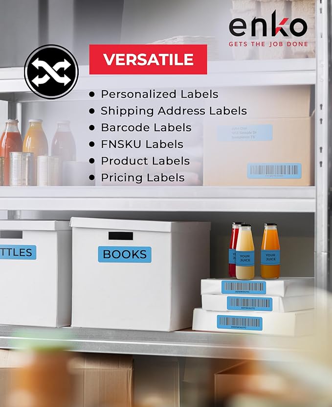 enKo Address, Shipping & Barcode Labels 30252 - Image 5