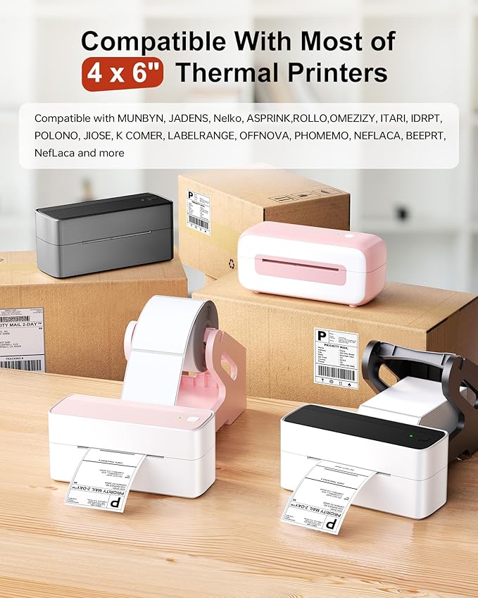 Phomemo 4x6 Shipping Labels, Compatible - Image 5